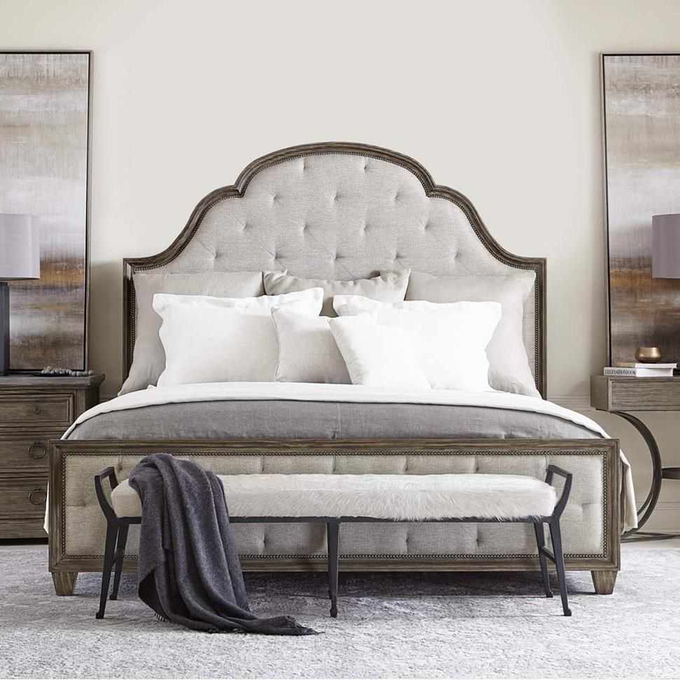 king tufted bed